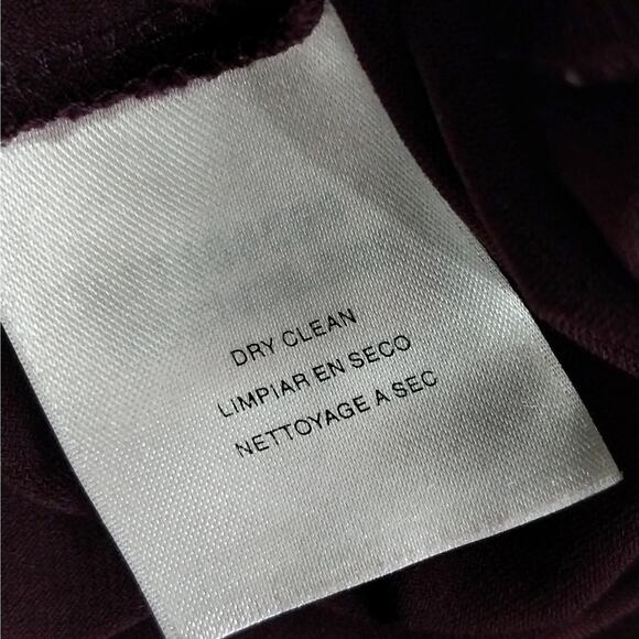 JONES WEAR DRESS! BURGUNDY RED DRAPEY, FLOWING CRISS-CROSS BODICE DRESS! SZ 12 - Picture 10 of 11